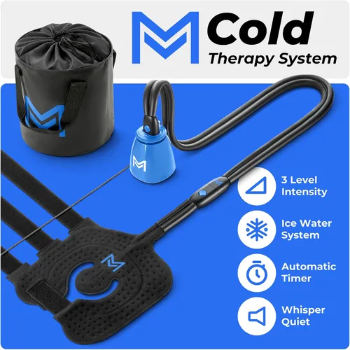 Vista 2 de REATHLETE MEDIFROST Máquina de terapia de frío Rodillera y hombro ajustable Máquina de hielo portátil de circulación fácil de usar