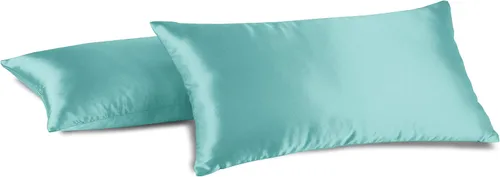 Vista 14 de Creativa y colorida brillante satin de imitación / Funda de Almohada, Multicolor