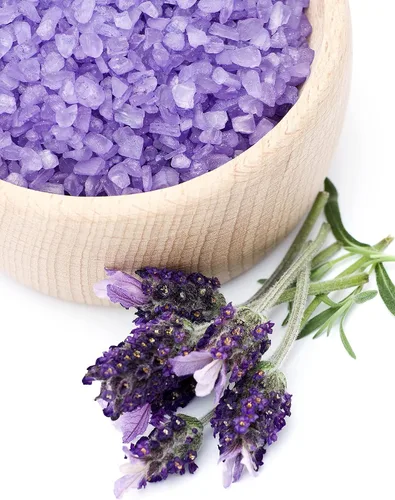 Vista 6 de Mom's Off Duty Bath Soak – Sales de baño moradas de lujo, regalos divertidos para novia para mejores amigas, regalos de baño y cuerpo para mujeres