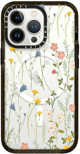 Vista 64 de CASETiFY Impact - Funda para iPhone 13 [protección contra caídas de 6.6 pies/compatible con Magsafe] Black Kingsnake, color negro transparente