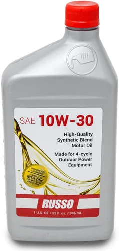Vista 2 de 2PK Russo SAE 10W-30 Mezcla sintética de 4 ciclos aceite de motor de 32 onzas/1 cuarto de galón