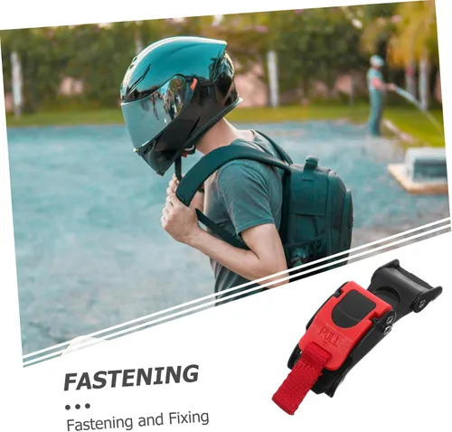 Vista 3 de Kit universal de hebilla de liberación rápida para casco, accesorio de mecanismo de bloqueo de cierre de metal resistente para cascos deportivos