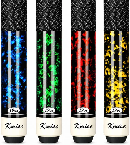 Vista 17 de Kmise 58 Inch FAS Canadian Maple Pool Cue Set 18 19 20 21oz