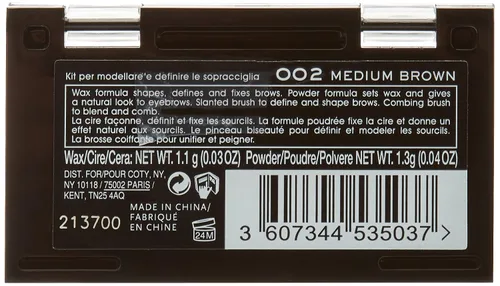 Vista 4 de Kit escultor cejas, rimmel para cejas This Way 0.04 onzas, Marrón medio
