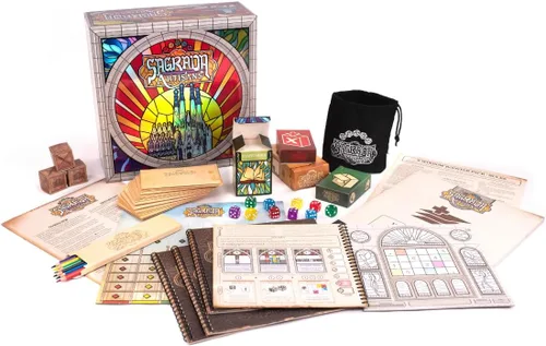 Vista 2 de Sagrada Artisans - Un juego de estrategia basado en el galardonado juego de mesa, Sagrada! Juego de mesa familiar para niños y adultos A partir