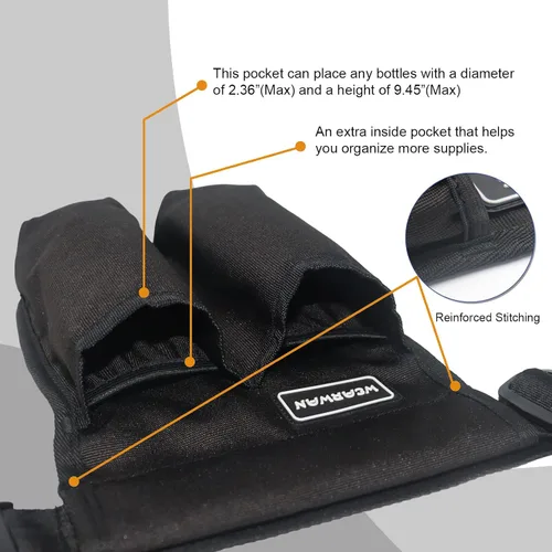 Vista 2 de Funda de aceite de masaje, funda de masaje ajustable y duradera, suministros de terapeuta de masaje con estilo..