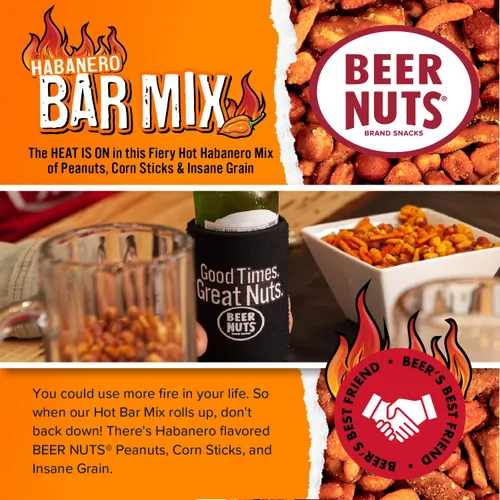 Vista 3 de Beer Nuts Habanero Bar Mix