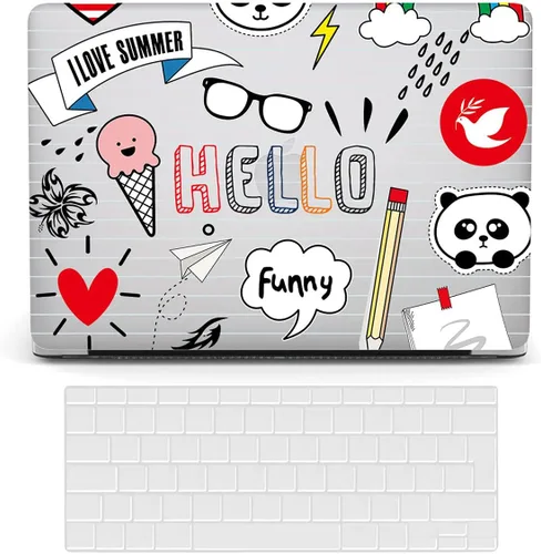 Vista 35 de Funda para laptop compatible con MacBook Pro de 13 pulgadas con CD-ROM (Modelo: A1278, versión anterior 2012 2011 2010 2009 2008), cubierta