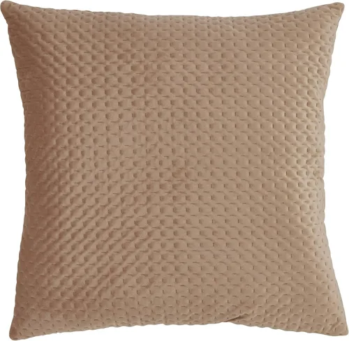 Vista 5 de SARO LIFESTYLE Pinsonic - Almohada de terciopelo beige, 14 x 20 pulgadas, relleno de poliéster
