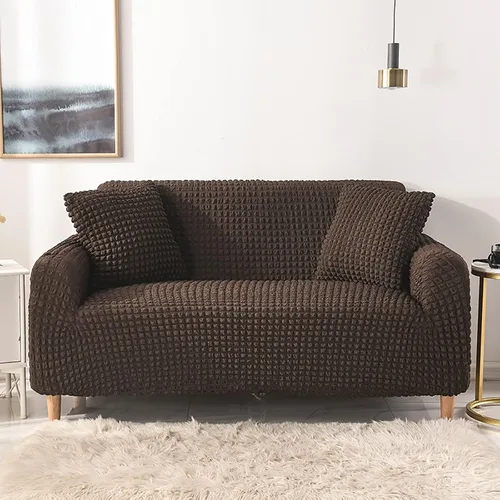 Vista 14 de Konsilsa Funda elástica para sofá, funda antideslizante para sillón, funda gruesa y lavable con parte inferior elástica, protector de muebles
