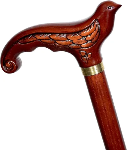 Vista 12 de GC-Artis - Bastón de madera tallada para mujer, diseño elegante y elegante, diseño de madera
