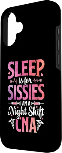 Vista 2 de iPhone 16 Sleep Is For Sissies CNA Certified Nursing Assistant Nurse Case