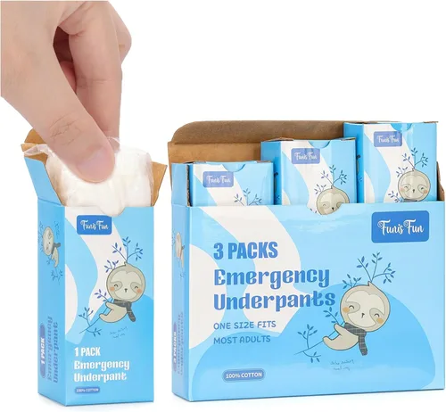 Vista 7 de Ropa interior de emergencia, ropa interior instantánea para viajes, ropa interior de emergencia, divertido regalo de broma, intercambio de regalos
