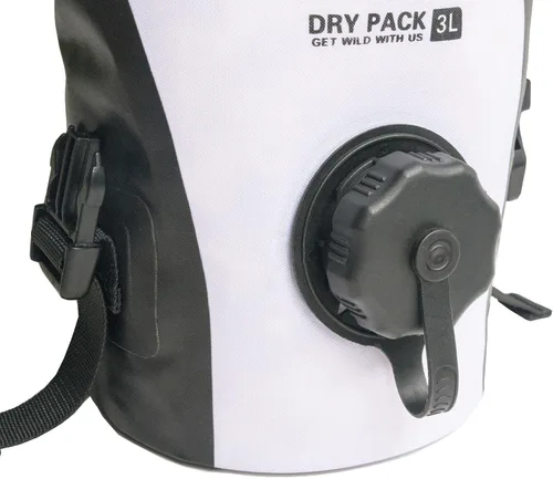 Vista 6 de Dog Helios 'Grazer' Bolsa dispensadora de alimentos secos impermeable para viajes al aire libre, 3L, naranja