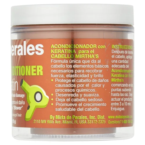 Vista 3 de Mirta De Perales Acondicionador para el cabello con queratina 6 oz (paquete de 2)