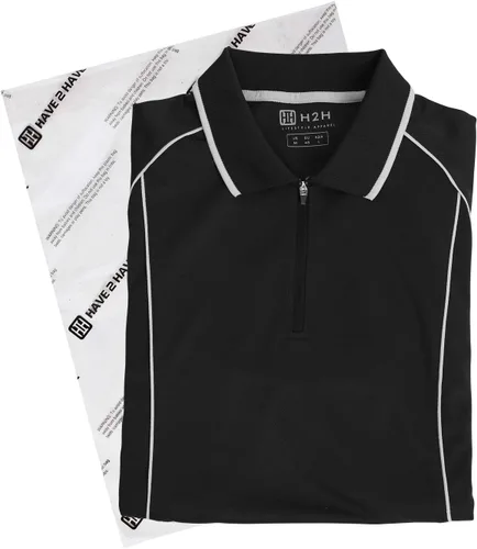 Vista 6 de H2H Polo de manga corta para hombre ligero de varios estilos