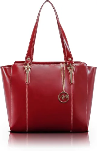 Vista 7 de McKlein ALICIA - Bolso de cuero para mujer con bolsillo para tablet, bolsa para computadora portátil para mujer, cuero ligero, bolsa de mano