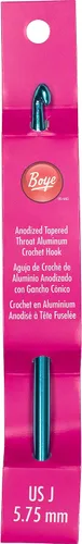 Vista 6 de Aguja de aluminio para tejer crochet, 6'' - L11/8mm