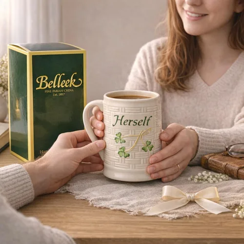 Vista 2 de Belleek Herself Taza, 4.5