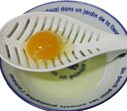 Vista 3 de Cuchara de arroz multifunción antiadherente, espátula profesional para servidor de patata de arroz (1 unidad, blanco)
