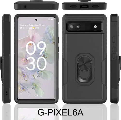Vista 2 de Funda para Google Pixel 6A, Pixel 6A resistente a prueba de golpes, cubierta protectora de cuerpo completo [doble capa]