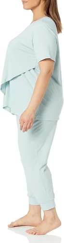 Vista 4 de Tienda Essentials Conjunto de pijama de algodón para mujer
