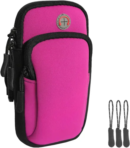 Vista 10 de Funda mediana para llaves de teléfono celular, para caminar, trotar, correr, senderismo, escalada, senderismo, equitación, jardinería, patinaje