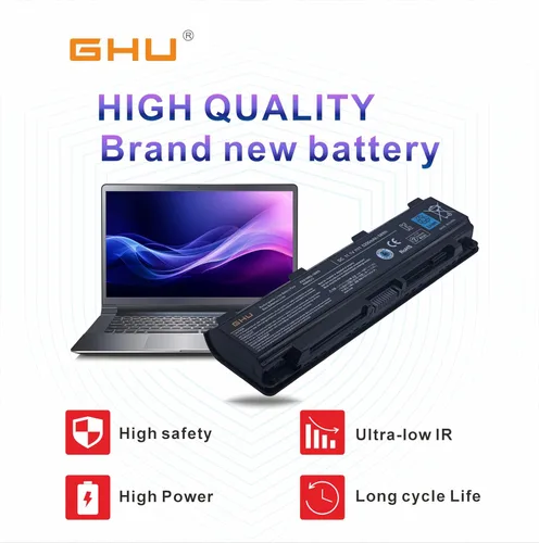 Vista 8 de GHU PA5109U-1BRS - Batería de repuesto para portátil Toshiba Satellite C855 C855D L855 L875 P855 P875 S855 S875 C55-A, PA5110U PA5108U PABAS271