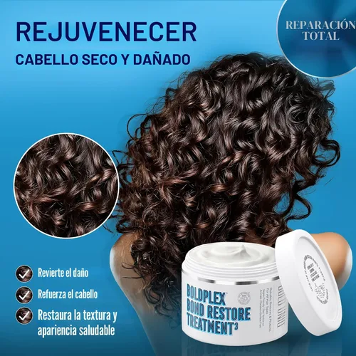 Vista 2 de BOLD UNIQ BoldPlex Mascarilla para el cabello, acondicionador profundo para cabello seco y dañado, Mascarilla para el Cabello, repara y nutre