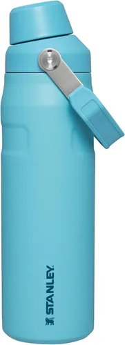 Vista 30 de STANLEY IceFlow Botella de agua de flujo rápido de 24 onzas Tapa con boquilla inclinada Ligera y a prueba de fugas para viajes y deportes Polar