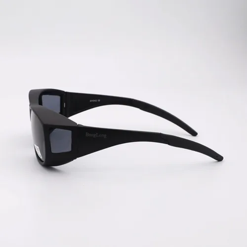 Vista 3 de BangLong Gafas de sol polarizadas con protección UV para hombres y mujeres, Negro