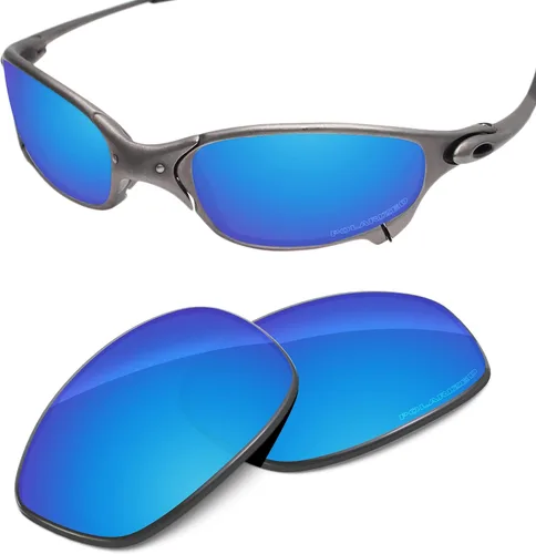 Vista 16 de Lentes de repuesto compatibles con Oakley Juliet Polarized Etched Oro de 24 quilates - Elite Polarizado