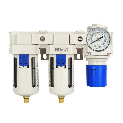 Vista 10 de BLCH Compresor de Aire Secador 1/4" NPT - Filtro Doble Compresor de Aire Regulador Compresor de Aire AC2000-02 Vaciado Manual Vaso de Polietileno