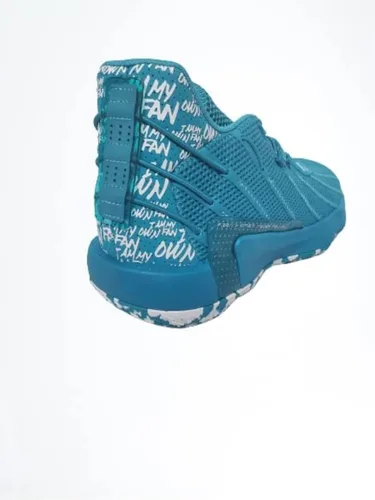 Vista 4 de adidas Dame 7 Low - Zapatos de baloncesto para hombre, color verde azulado