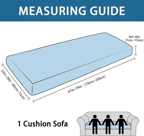 Vista 4 de Funda de cojín para sofá con aspecto de cuero, 1 unidad, elástica, para sala de estar, funda de cojín individual para sofá, protector de asiento