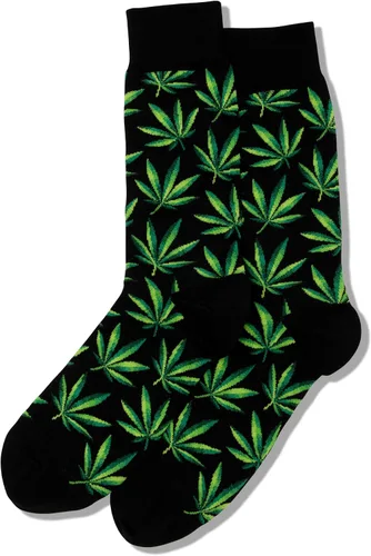 Vista 2 de Hot Sox Men's Fun Conversation Starter Crew Socks-1 Pair Pack-Cool Funny Pop Culture Gifts