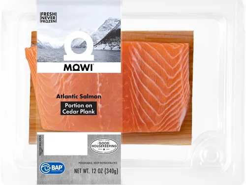 Vista 9 de MOWI Salmón del Atlántico Esencial, Skin-On, Responsable Farm-Raised, 12 oz