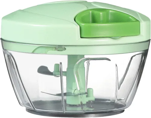 Vista 22 de Ourokhome Procesado manual de alimentos, picador de verduras portátil, rápido y con cuerda, para pequeñas cocinas, para ajo, cebolla, jengibre