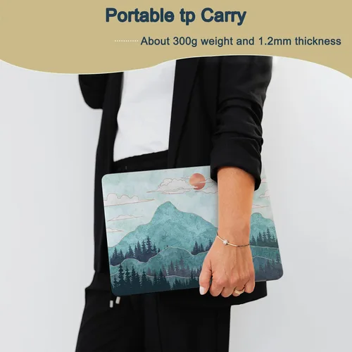 Vista 142 de Funda compatible con MacBook Air de 11 pulgadas 2015-2010 A1465 A1370, diseño impreso de plástico para laptop, carcasa protectora Air de 11.6