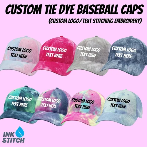 Vista 4 de INK STITCH Sp400 - Gorras de béisbol de algodón con diseño personalizado