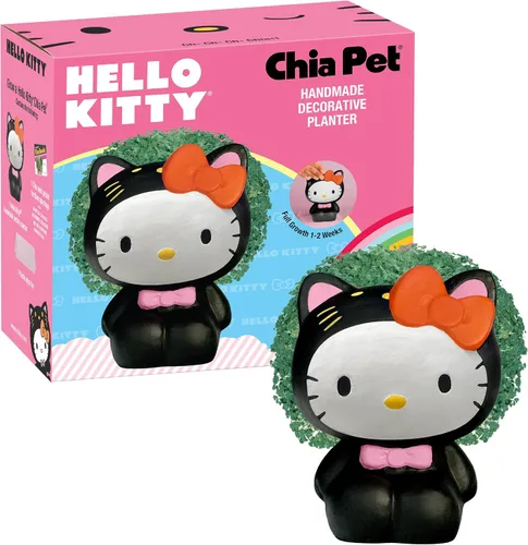 Vista 19 de Chia Pet Emoji Winky con paquete de semillas, maceta decorativa de cerámica, fácil de hacer y divertido de cultivar, regalo novedoso, perfecto