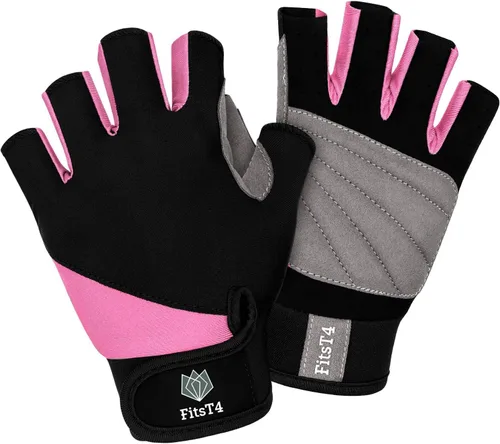 Vista 7 de FitsT4 Sports Guantes de medio dedo con palma acolchada para buceo, vela, moto acuática, paddle surf, kayak y esquí acuático, adecuado para hombres