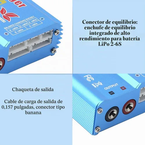 Vista 4 de Cargador/descargador para LiPo Lilon GoolRC B6 Mini Equilibrio Profesional Vida Batería NiCd NiMH PB RC