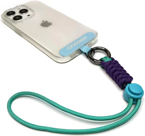 Vista 9 de Correa de muñeca para teléfono celular, pulsera para teléfono celular, cordón de muñeca para cámara, cordón de muñeca corto para llaves, cordón