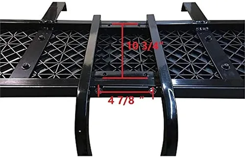 Vista 3 de Barra de seguridad para asiento trasero de carrito de golf Huskey en forma de U, riel de mano compatible con modelos Yamaha, una pieza sólida
