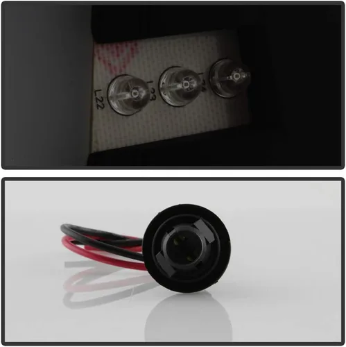 Vista 5 de ACANII - Para Nissan Titan 5.6L de 2004 a 2015, camión [nuevo estilo de tubo de luz LED], juego de luces traseras y luces de freno, set izquierdo +