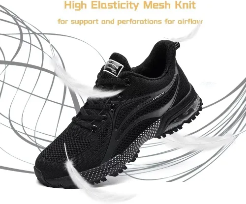 Vista 5 de Lamincoa Zapatos deportivos para correr con aire para mujer, antideslizantes, para mujer