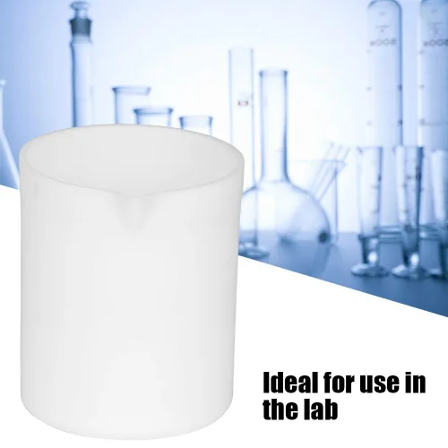 Vista 4 de Beaker, Acid and Base Resist PTEE Beaker, Low Form Graduated Measu Beaker, Premium Scientific for Oratories(50ML)