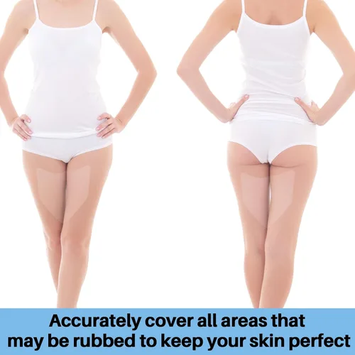Vista 6 de Timgle 20 piezas de cinta de levantamiento de muslos autoadhesiva para celulitis, cintas impermeables para piel suelta y muslos para mujeres