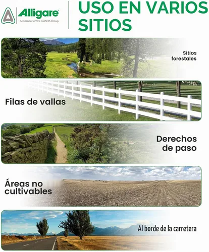 Vista 4 de ALLIGARE Triumph RTU herbicida herbicida mata tocones de árbol listo para usar con tinte azul, controla las plantas leñosas y evita que broten